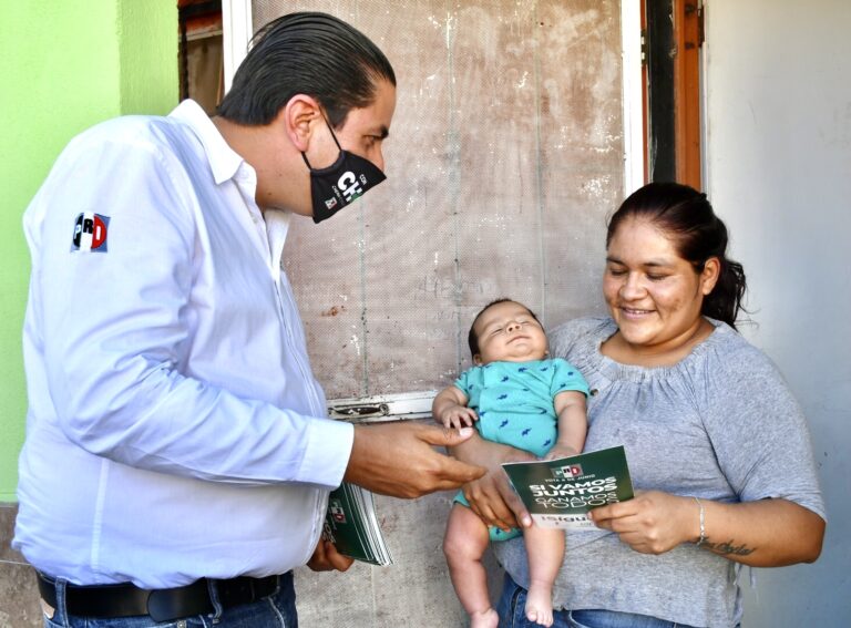 Chema Morales recorre por quinta ocasión la colonia Fidel Velázquez 