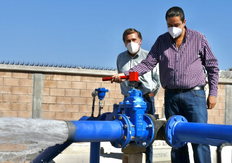 Estación de rebombeo en Lomas Del Valle lleva más agua al oriente de Ramos