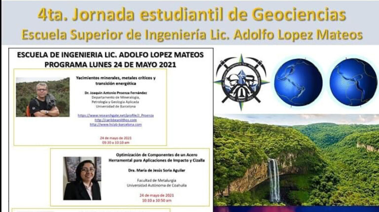 Inicia Escuela Superior de Ingeniería de la UA de C la Cuarta Jornada Científico-Estudiantil de Geociencias