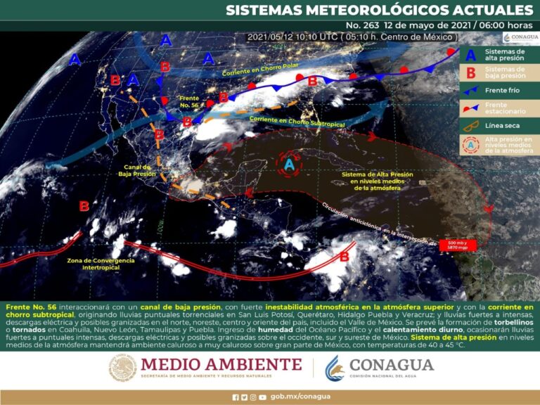Mantiene Coahuila vigilancia meteorológica por lluvias y fuertes vientos