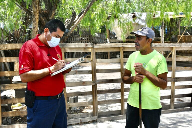 Notifica Protección Civil Ramos Arizpe a 60 familias que habitan en áreas de riesgo por lluvia 