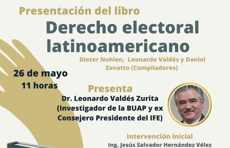 Presentará UA de C el libro “Derecho Electoral Latinoamericano”