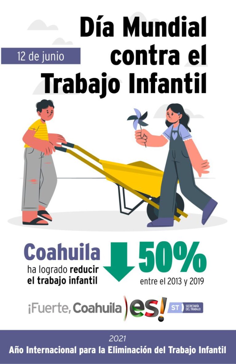 Coahuila avanza en erradicación del trabajo infantil