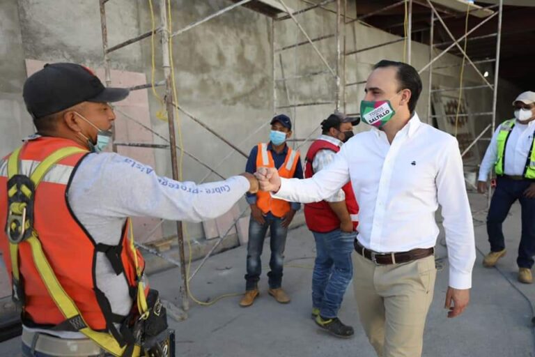 Avanza embellecimiento de paso a desnivel en calle Allende