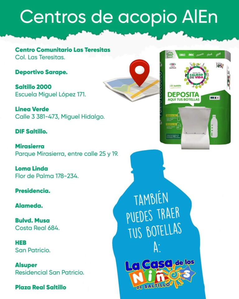 Respuesta de saltillenses a recolección de PET en beneficio de la Casa de los Niños no ha sido la esperada
