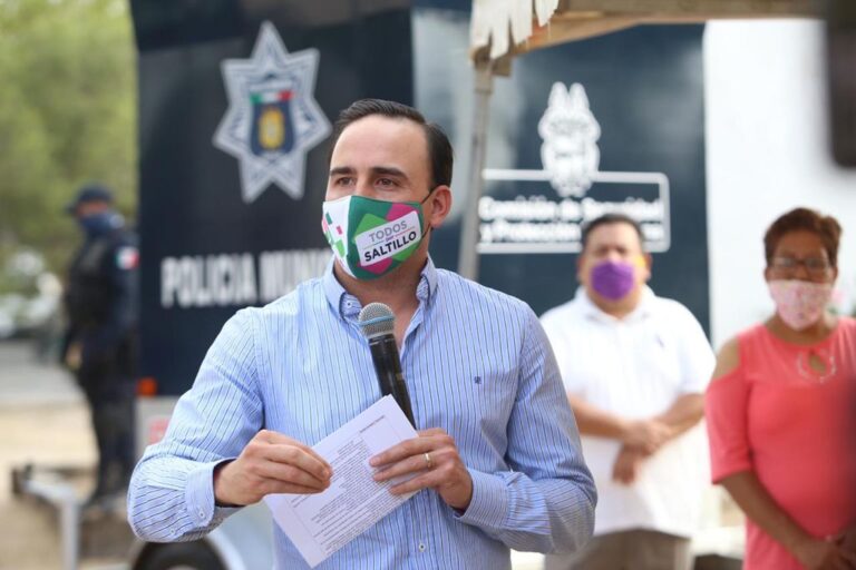 Destacan estrategia de casetas de seguridad en colonias de Saltillo