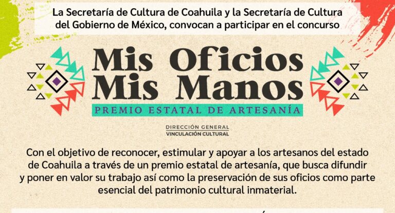 Cultura Coahuila informa ampliación de dos importantes  convocatorias