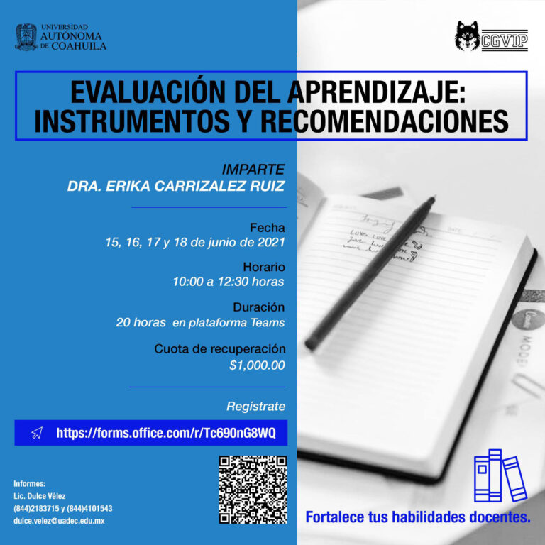 Invita UA de C a sus docentes al taller para fortalecer habilidades en el proceso de evaluación y medición del aprendizaje  