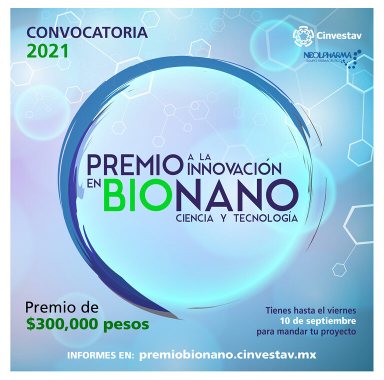 Lanzan novena edición del Premio a la Innovación en Bionano: Ciencia y Tecnología