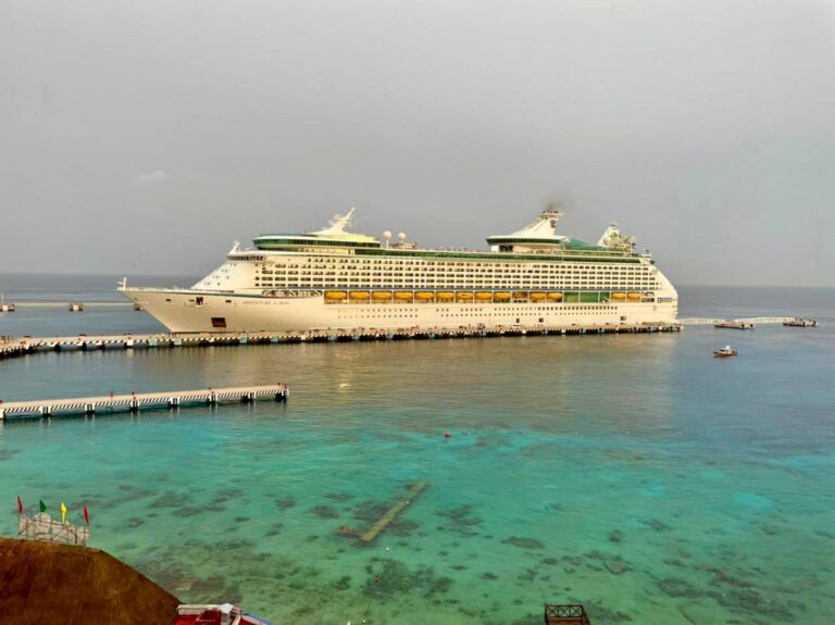 Luego de 15 meses, llega el primer crucero a Cozumel