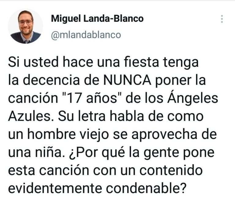 Piden “cancelar” a los Ángeles Azules, por normalizar la pedofilia