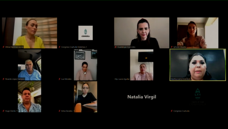 Retoma Congreso de Coahuila sesiones virtuales