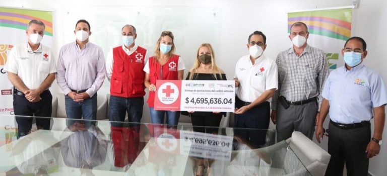 DIF y Gobierno de Coahuila han entregado más de 110 mdp a Cruz Roja: Marcela Gorgón