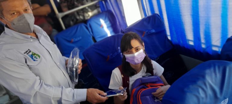 Participan Lobos al Rescate en acciones de prevención y vigilancia sanitaria en este regreso a clases