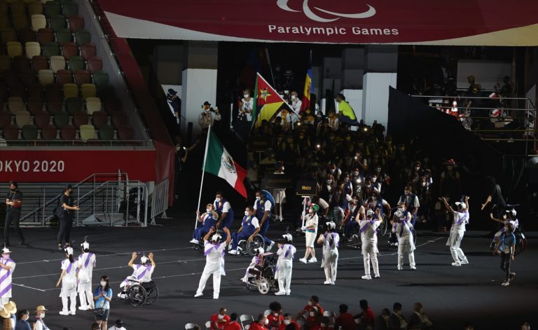 Así desfiló México en la inauguración de los Juegos Paralímpicos de Tokio 2020