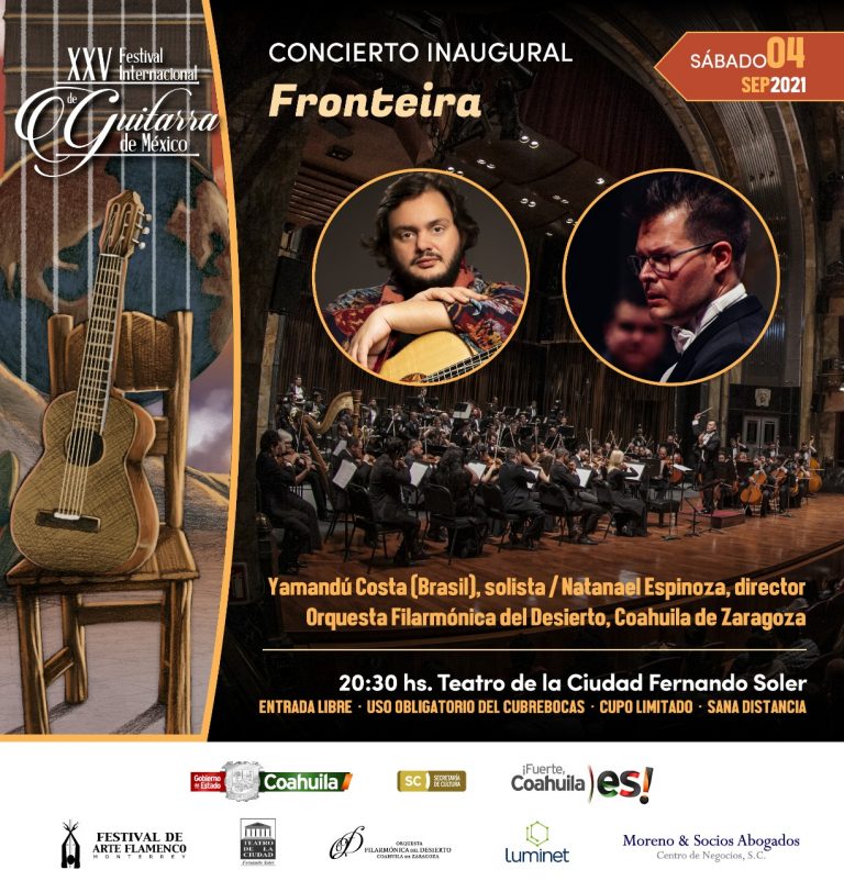 Coahuila alista la Programación del IX Concurso Nacional y del Festival Internacional De Guitarra de México