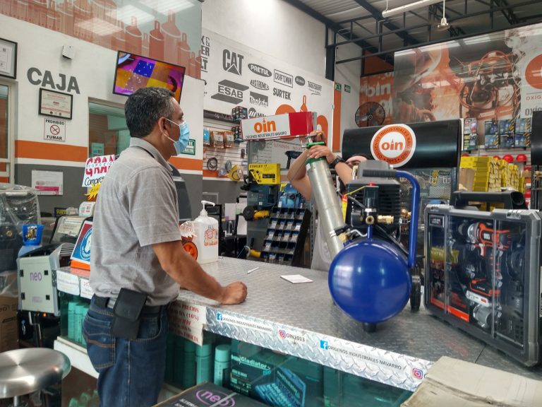 Regresan “compras de pánico” de oxígeno en Saltillo ante tercera ola Covid