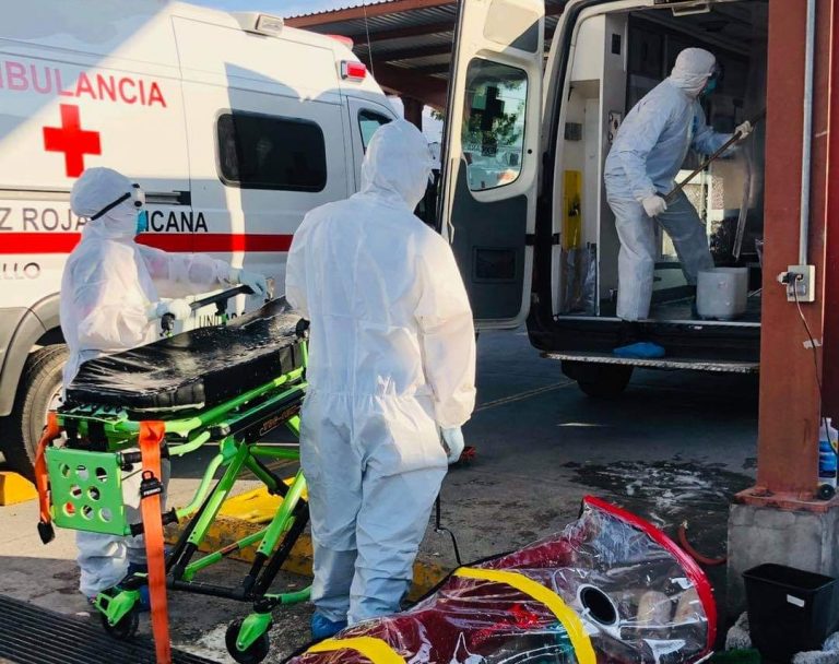 Reporta Cruz Roja aumento del 50% en solicitudes de traslados de pacientes COVID