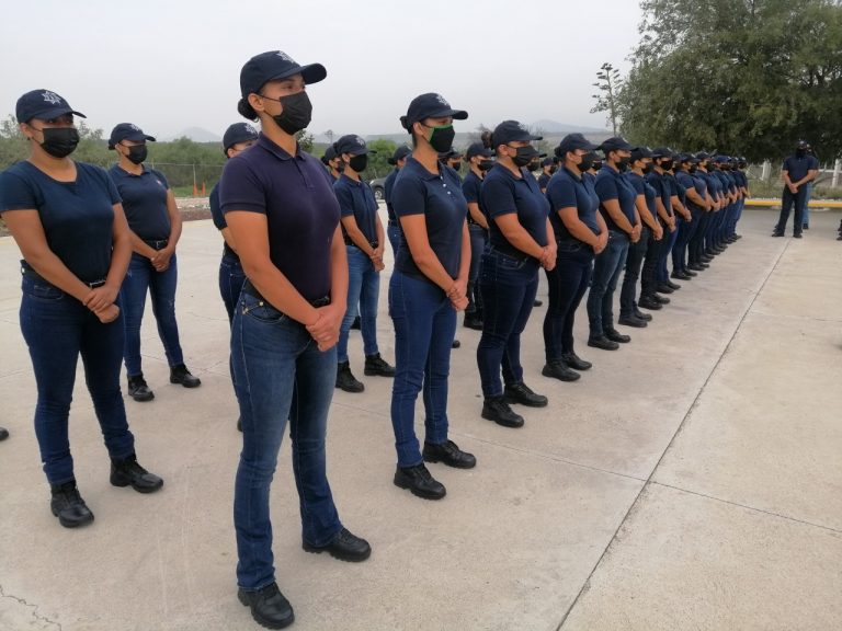 Continúan capacitación 110 cadetes de la Academia de Policía