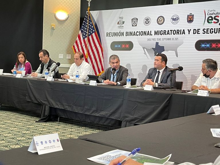 Acuerdan Coahuila y Texas, mesa operativa para tratar tema migratorio