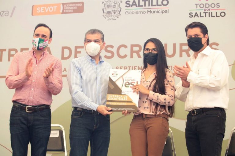 Con trabajo en equipo se concreta certeza jurídica al patrimonio familiar en Coahuila: MARS