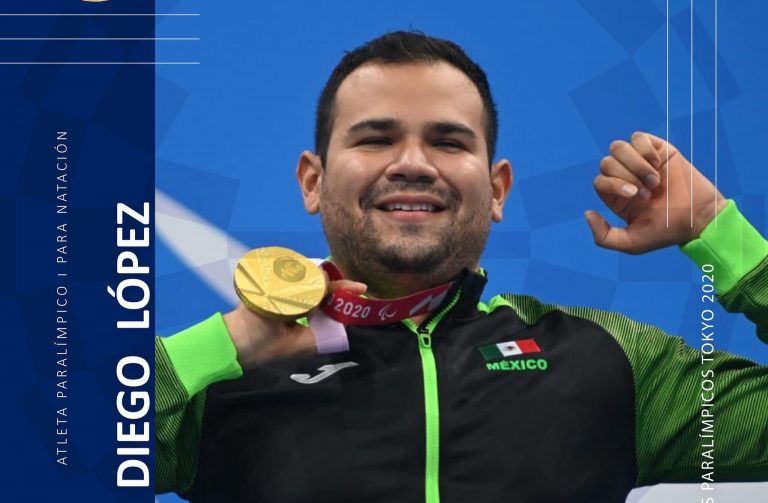 Diego López obtiene sexto oro para México en Juegos Paralímpicos de Tokio 2020