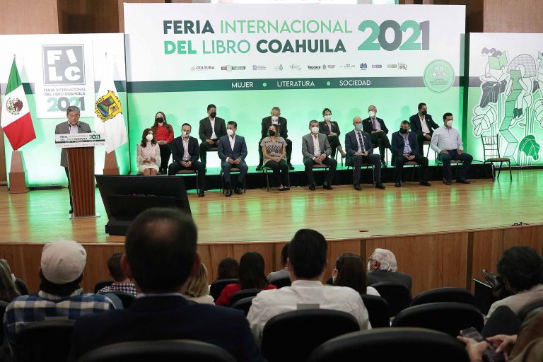 Inauguran Feria Internacional del Libro de Coahuila 2021 en el Centro Cultural Universitario de la UA de C