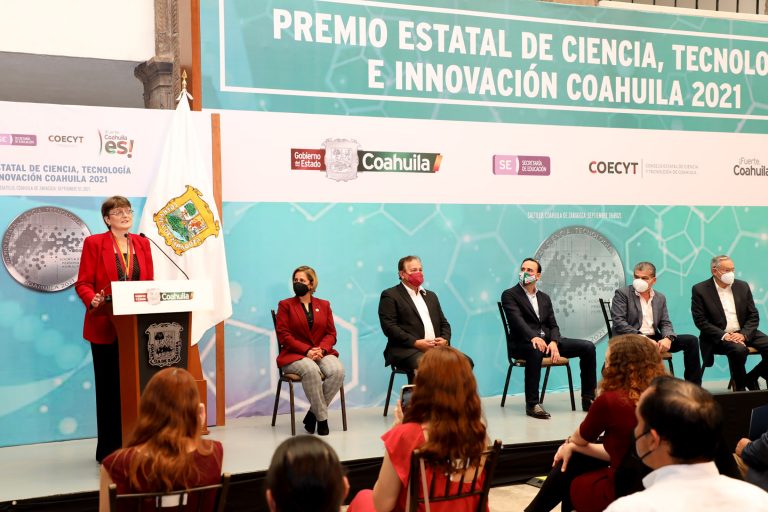 Otorgan Premio Estatal de Ciencia, Tecnología e Innovación Coahuila 2021 a investigadora de la UA de C