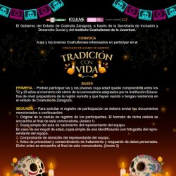 Coahuila invita a la juventud a participar en el concurso de altares de muertos ‘Tradición con vida’3