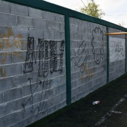 Necesaria la atención en cancha deportiva tras ser vandalizada en la colonia Parajes Del Valle 5