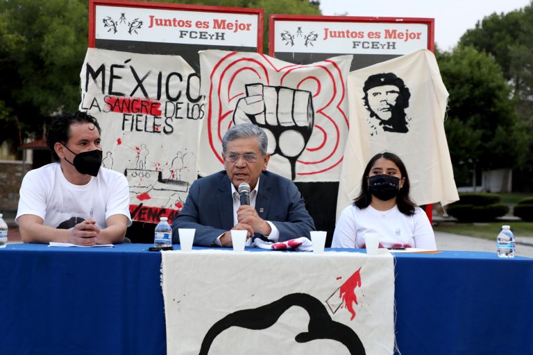 Conmemoran 53 Años del Movimiento Estudiantil de 1968 en la Facultad de Ciencia, Educación y Humanidades de la UA de C