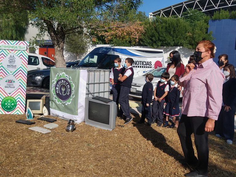 Inicia en Saltillo “Recolectrón” para reducir tiraderos de basura electrónica