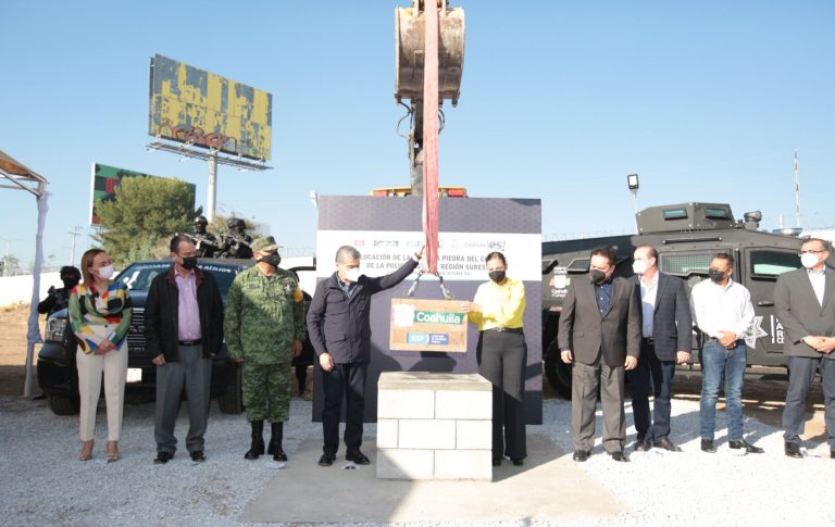 Inicia MARS construcción del Cuartel de la Policía Estatal Región Sureste