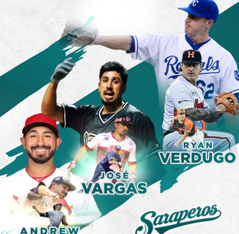 Se refuerza Saraperos con José Vargas, Ryan Verdugo y Andrew Morales