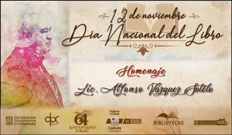 Alista Bibliotecas de Coahuila homenaje y festejo del Día Nacional del Libro