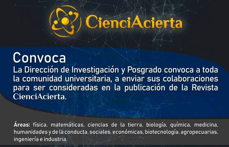 Convoca UA de C a su comunidad universitaria a colaborar con artículos científicos para la revista “CienciAcierta”