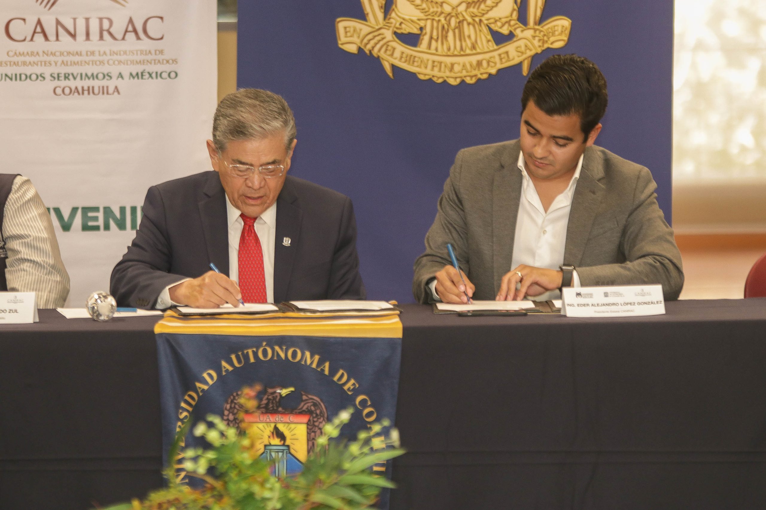 Firman convenio de colaboración UA de C y CANIRAC para desarrollar ...