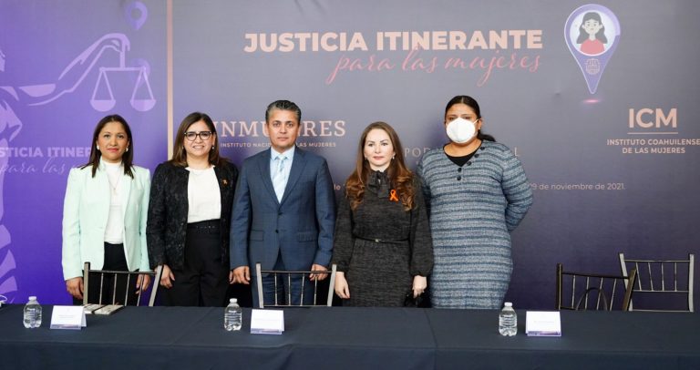 Presentan el programa “Justicia itinerante para las mujeres”
