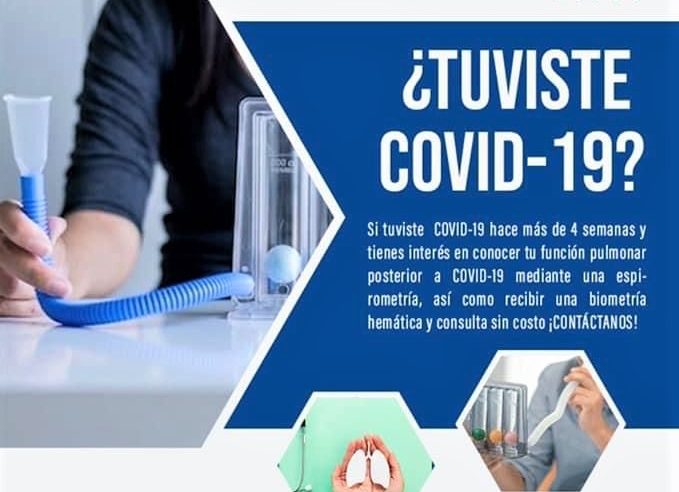 Realizarán diagnósticos pulmonares gratuitos en personas de bajos recursos recuperadas de Covid-19