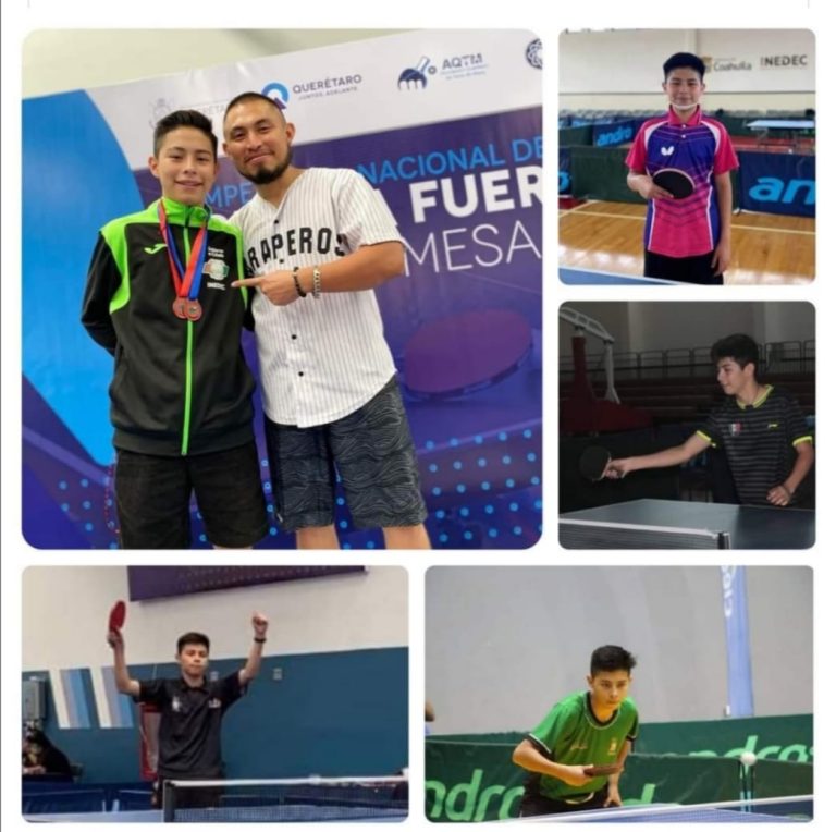 Participa coahuilense Jorge Rodríguez en campeonato de tenis de mesa, en Mérida