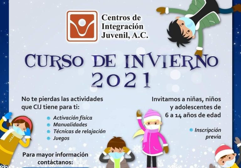 Realizará CIJ curso virtual de invierno para niñas, niños y adolescentes