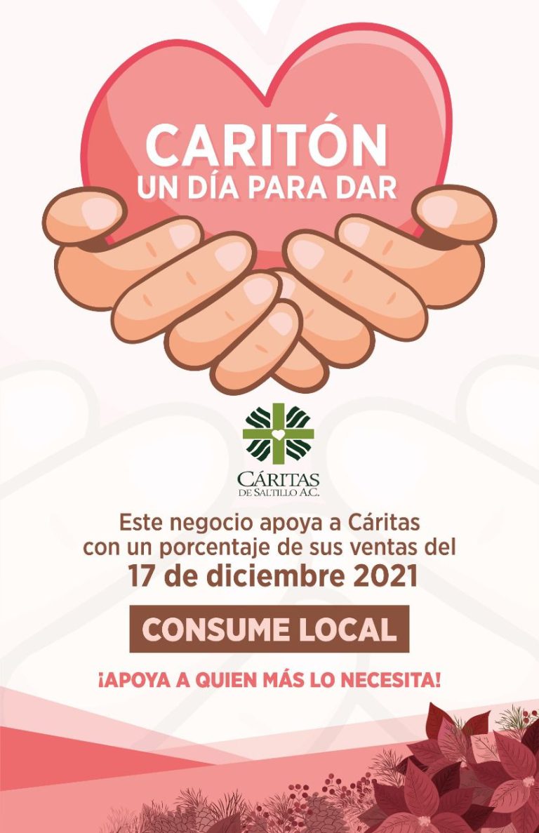 Invitan a saltillenses a apoyar a los más necesitados participando en el Caritón 2021: un día para dar