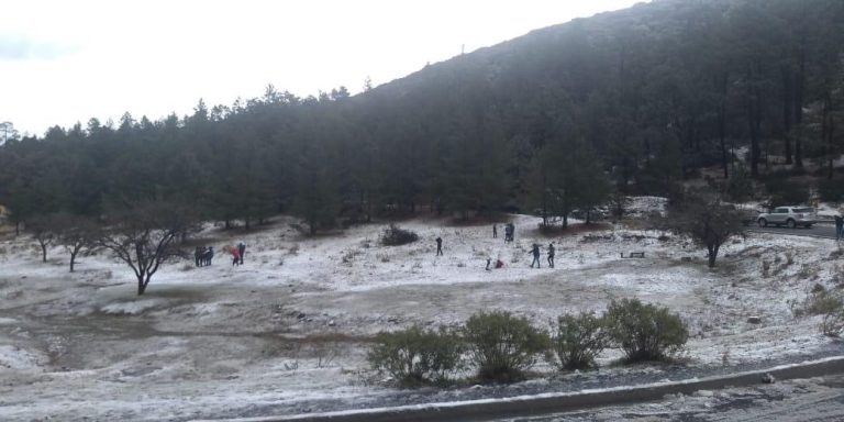 No descartan la caída de nieve y aguanieve en zonas montañosas de Arteaga