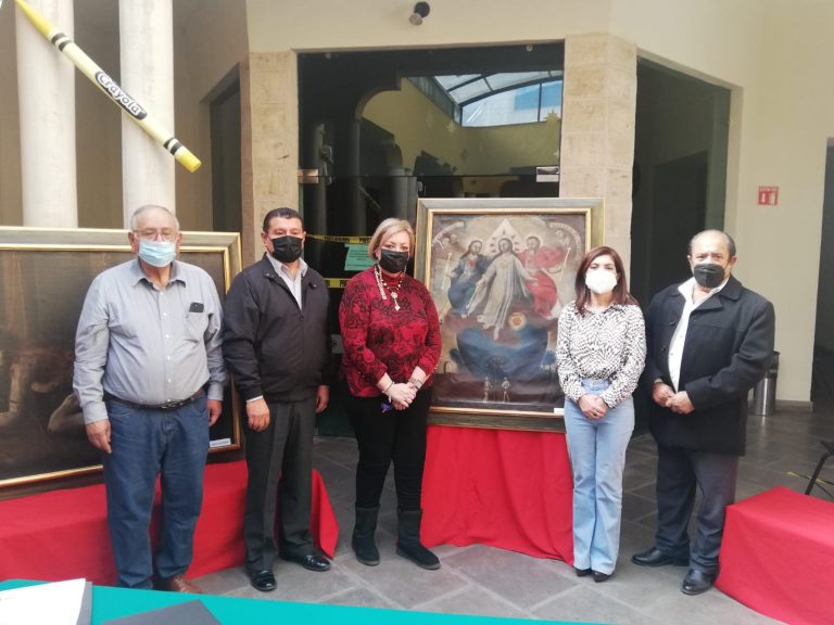 Entrega Cultura Coahuila obras de arte sacro en comodato al municipio de Múzquiz