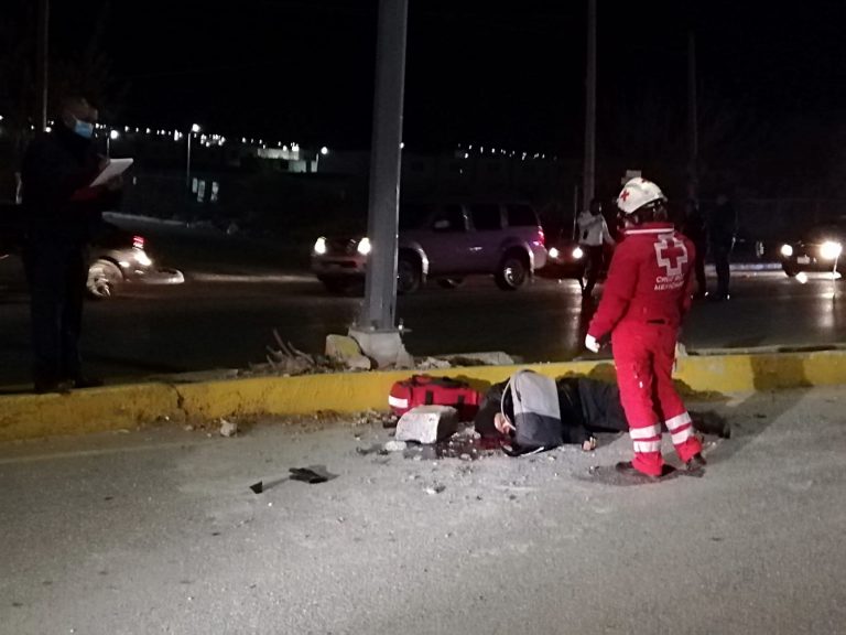 Muere motociclista en Saltillo