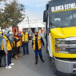 Continúa campaña de entrega de cubrebocas en Ramos Arizpe1