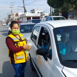 Continúa campaña de entrega de cubrebocas en Ramos Arizpe2