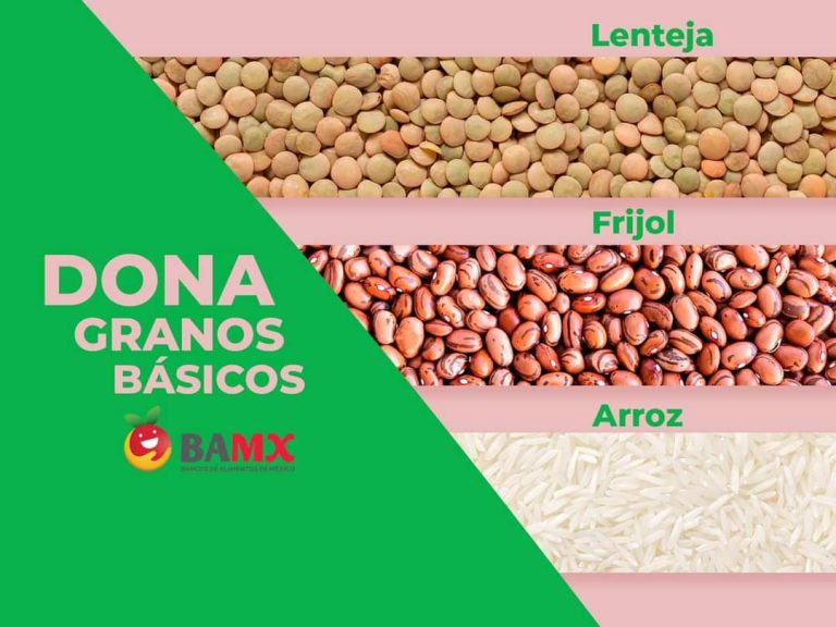 Invita Banco de Alimentos a donar granos básicos para reducir tasa de personas con hambre