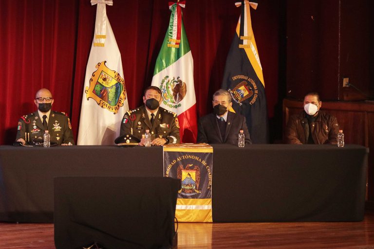 Contribuye UA de C con el Ejército Mexicano a una cultura de seguridad nacional