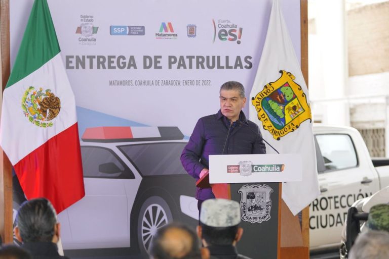 Entrega MARS patrullas en Matamoros, con inversión de 10.5 mdp